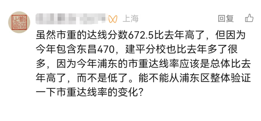 数据下的浦东中考：仅18%市重率，近半学生无缘600分